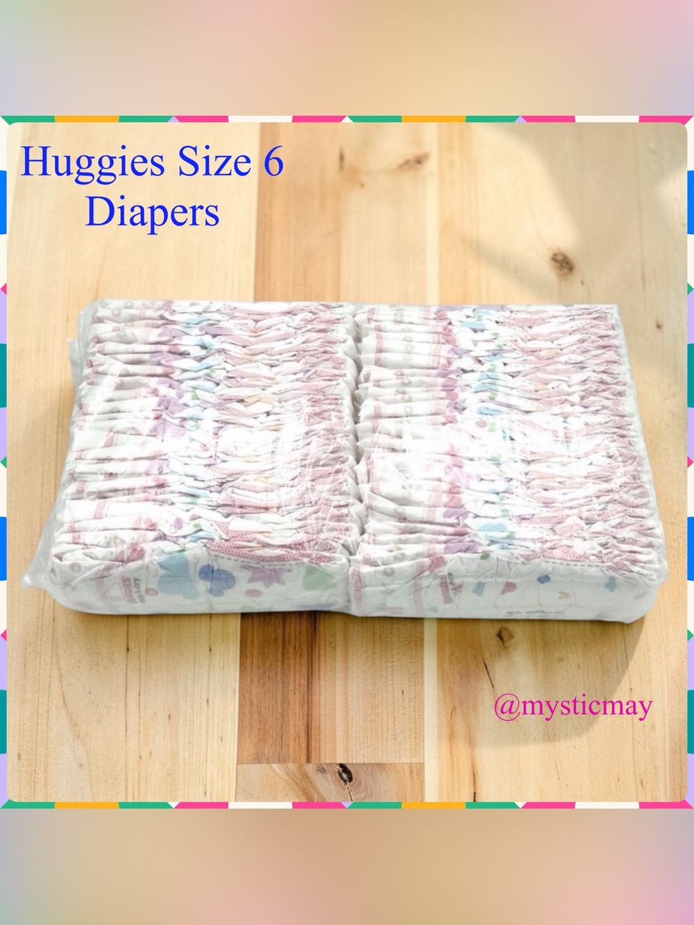 Qty 49 Total HUGGIES Snug & Dry MICKEY MOUSE Baby Diapers Size 6
